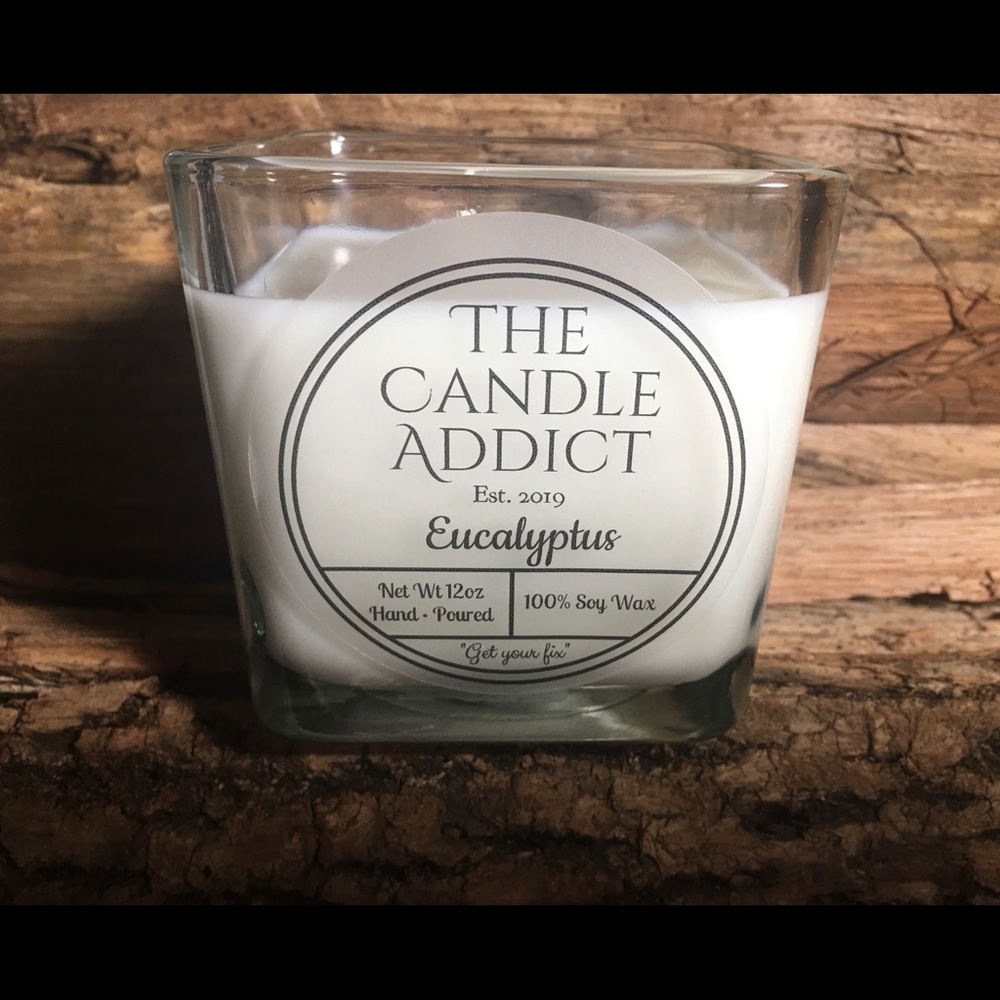 Hand Poured 100% Soy Candle -12oz